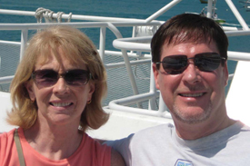 The Burkes moved from Ohio to retire in Naples, Florida